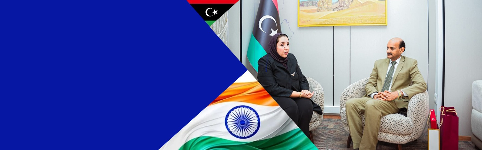 Ambassador Dr. Hifzur Rahman meets Libya’s Minister of Women’s Affairs, Govt of National Unity Ms. Randa Ghareeb on 12 May 2026